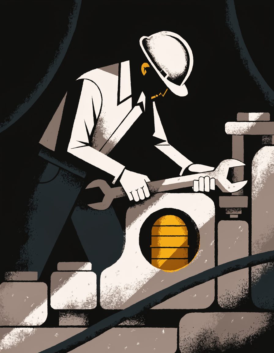 mécaniciens de chantier